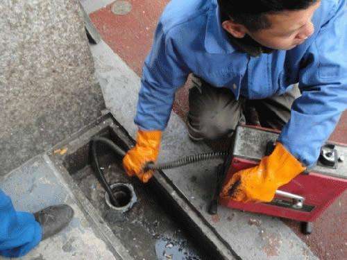 鹤城疏通下水道